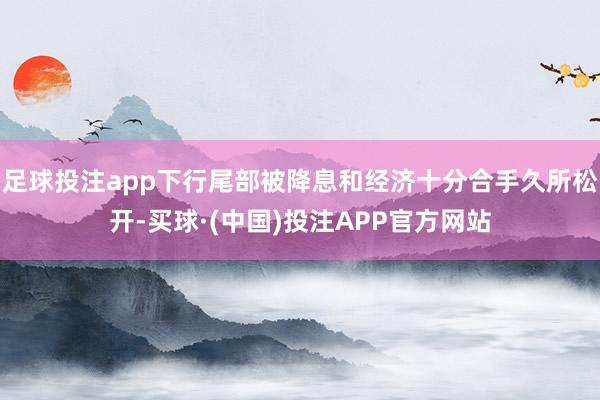 足球投注app下行尾部被降息和经济十分合手久所松开-买球·(中国)投注APP官方网站