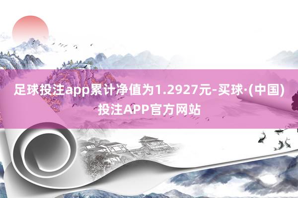 足球投注app累计净值为1.2927元-买球·(中国)投注APP官方网站