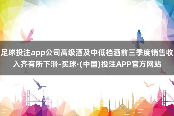 足球投注app公司高级酒及中低档酒前三季度销售收入齐有所下滑-买球·(中国)投注APP官方网站