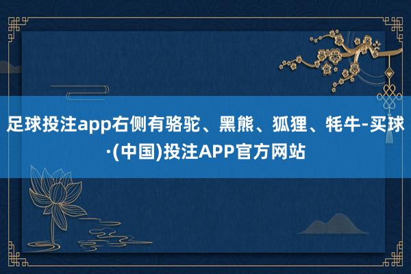 足球投注app右侧有骆驼、黑熊、狐狸、牦牛-买球·(中国)投注APP官方网站