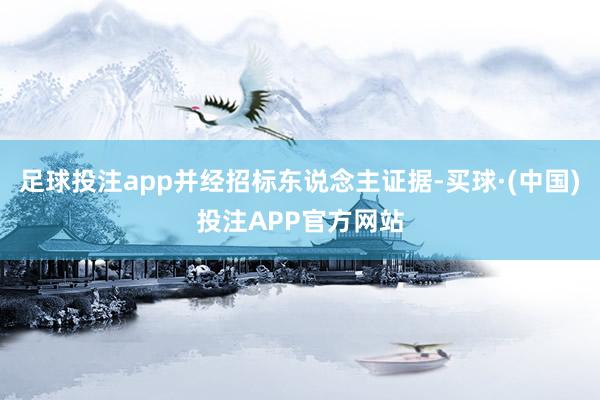 足球投注app并经招标东说念主证据-买球·(中国)投注APP官方网站