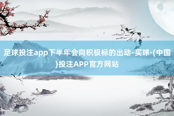 足球投注app下半年会向积极标的出动-买球·(中国)投注APP官方网站